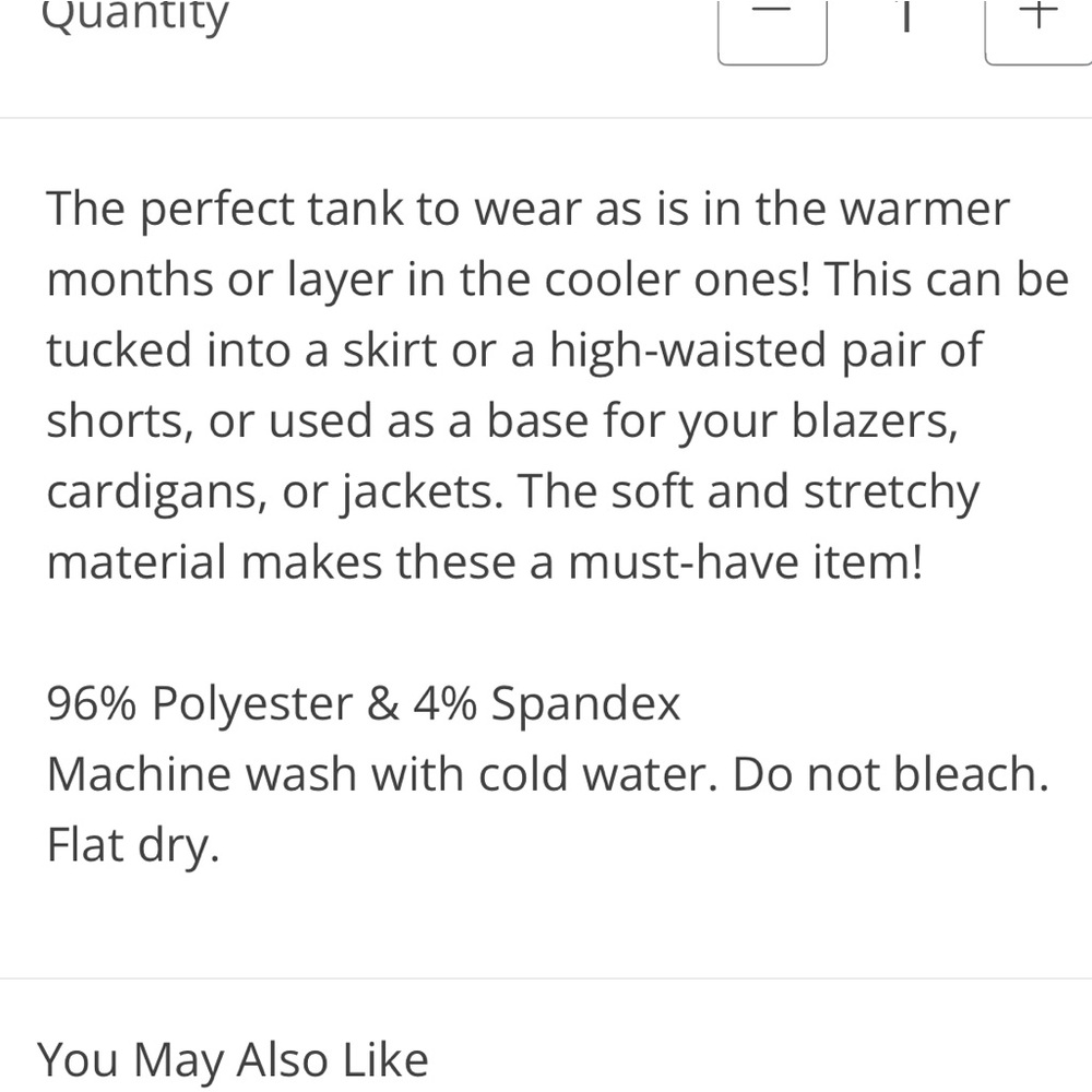 Basic Layering Tank - Picture 4 of 5